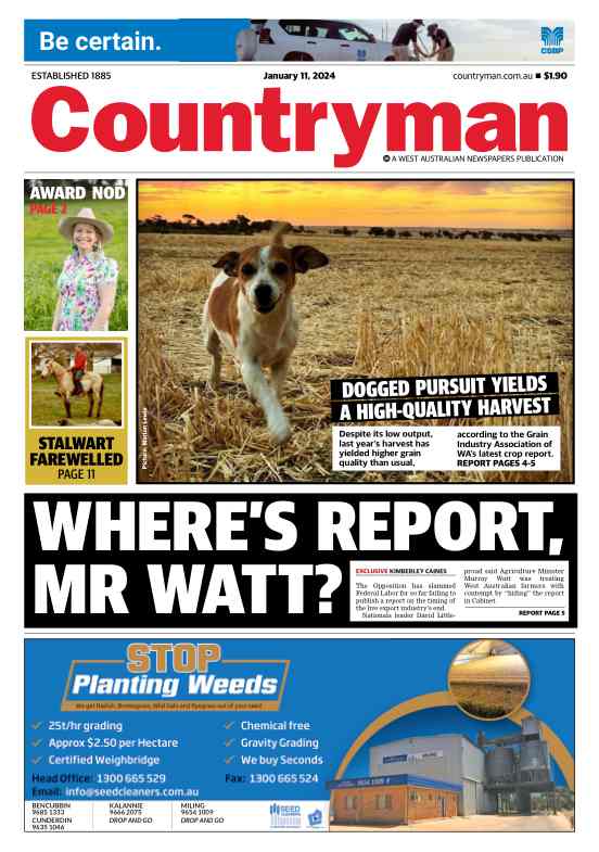 Countryman - Thursday, 11 January 2024 edition